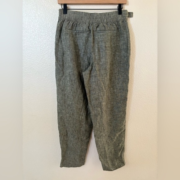 Athlete Voyager Linen Pant size 2 Green - Picture 4 of 4